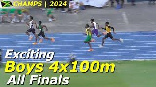 Exciting Boys 4x100m Relay Finals Settles The Score | Champs 2024