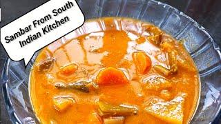 Sambar Recipe in Hindi || Homemade Perfect Sambar Recipe From South Indian Kitchen In Hindi