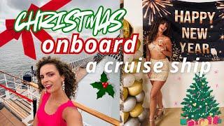 Christmas as a cruise ship performer! Here's what my Christmas week looked like onboard⭐️