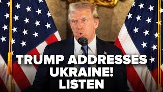 ️Trump Makes Statement on WAR in Ukraine. SHOCKING Confession!