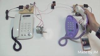 Telephone intercom circuit with ringer signal generator