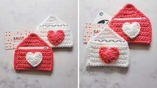 Heart Envelope - Crochet Pattern (Valentine's Day Crochet Gift | Gift Card Holder)