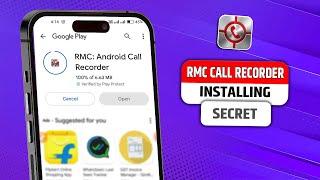 RMC Call Recorder - Not Opening | Not Work | Not Record | Not in Play Store [All Problem 1 Solution]