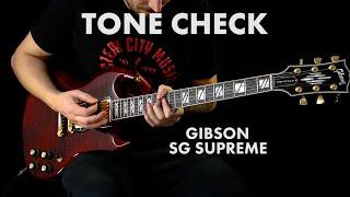 TONE CHECK: Gibson SG Supreme Electric Guitar Demo | Cream City Music