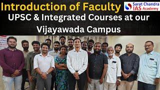 Faculty of Sarat Chandra IAS Academy in Vijayawada | Degree With IAS Coaching in Vijayawada