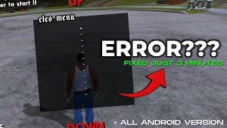 How To Fix Cleo Cheats Error in GTA San Andreas Android (Step-by-Step Guide)