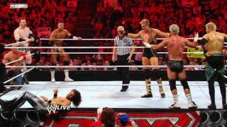 Raw - Eight-Man Elimination Tag Team Match - Part 1