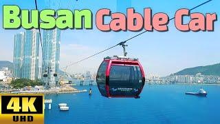 Songdo Marine Cable Car / Souvenir shop /  Songdo Beach  Busan Korea 4K