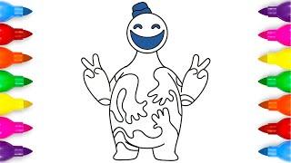 Drawing Doey the Doughman Coloring Page