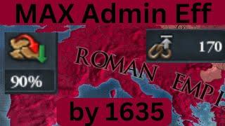 EU4 1.36 - Max Admin Eff by 1635 - HRE Austria Guide