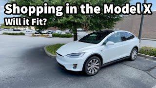 Shopping in the Model X,  Will it Fit?