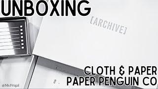 Unboxing the Cloth & Paper December Intention Subscription Box + Black Paper Planner Inserts!