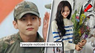 Dispatch Confirms RELATIONSHIP? Tzuyu Posts V's Flowers After Visiting Him At Camp? HYBE LOSES ALL?