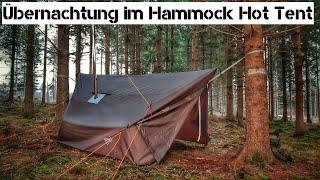 Übernachtung im Hammock Hot Tent | Solo Overnighter