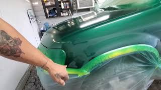 Let's Spray!  eBay Paint "Jade Green " on a Ford Escape