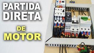 Partida direta de motor trifásico - Montagem prática!