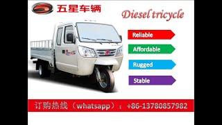 Diesel tricycle|motocarro weichai lovol triporteur|دراجة ثلاثية العجلات|CARGUEROS