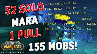 WoW Classic - 52 MAGE SOLOS MARA 1 PULL! 38 NATURE RESIST!