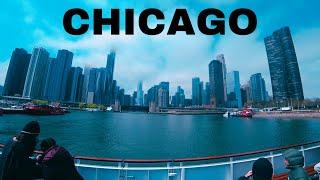 Brits in Chicago!  Wendella Architecture boat & Mobster tour