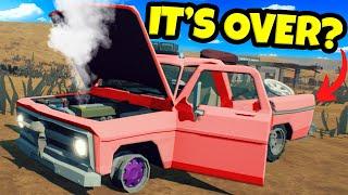 My Truck EXPLODED & My Road Trip is Over!? (Under The Sand)