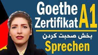 آمادگی آزمون آلمانی A1| بخش صحبت کردن| آزمون شفاهی گوته|آموزش زبان آلمانی| sprechen