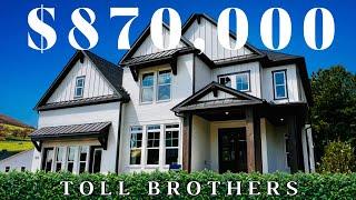 INSIDE the Luxurious $900k Toll Brothers Model Home in Woodstock Georgia  | Atlanta Homes for Sale