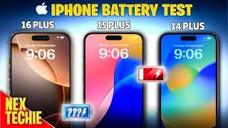 iPhone Ultimate Battery Drain Test - iOS 18 Update | iPhone 16 Plus vs iPhone 15 Plus Speed Test
