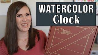 Maker Crate Unboxing August 2021 - Watercolor Clock