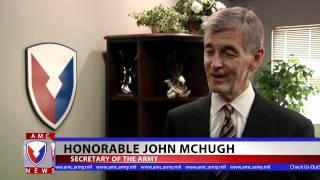 Secretary of the Army John McHugh Visits Army Materiel Command