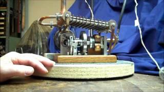 Stirling engine emergency home power generator