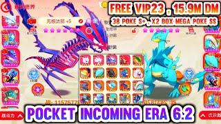 Pocket Incoming New Era 6.2 - VIP23 , x2 Mega Pokemon SS , 38+ Pokemon S+ , 15.9M DM , And More