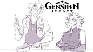 Genshin Impact (Comic Dub) - The Oni and The Assistant