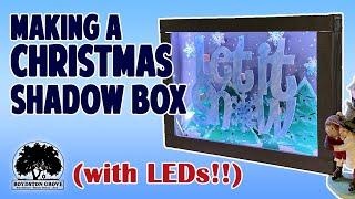 Making a Christmas Shadow Box / Easy DIY Project