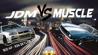 JDM VS MUSCLE (Handling, Races, Drag Races and More!) Must Watch| There is a surprise in the video