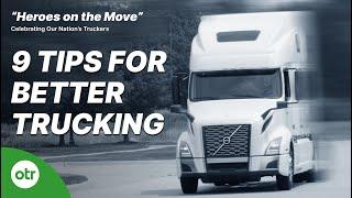 Better Trucking: OTR Performance 9 Tips For Better Trucking