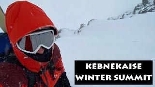 Kebnekaise winter summit March 2021