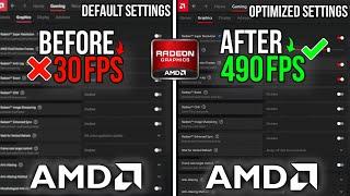 BEST AMD Radeon Settings For GAMING & Performance - AMD Ultimate GUIDE 2025 *Update New Settings*