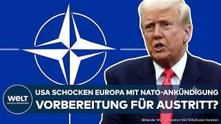 EUROPA: Donald Trump die Rote Karte zeigen? Heftige Debatte um möglichen NATO-Austritt der USA