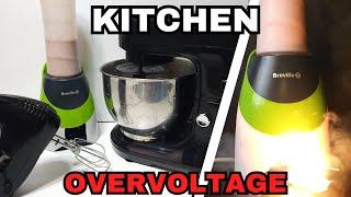 Overvolting kitchen machines