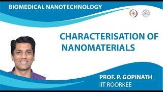 Characterisation of Nanomaterials