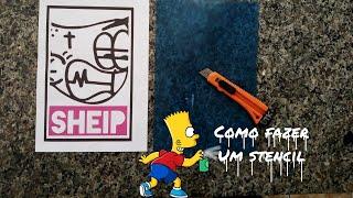 how to make a graffiti stencil - @SHEIPGRAFFITI