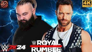 WWE 2K24: Bray Wyatt vs. LA Knight – Mountain Dew Pitch Black Match Recreation Simulation