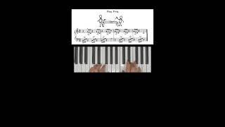 Ping Pong easy piano