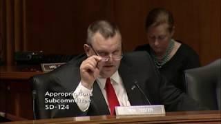 Senator Jon Tester of Montana grills EPA Administrator Scott Pruitt on Montana Superfund sites