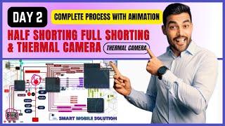 HALF SHORTING AND FULL SHORTING IN MOBILE REPAIRING VIA THERMAL CAMERA | SMART MOBILE SOLUTION