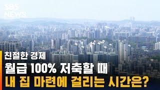 월급 100% 저축할 때, 집 사려면 걸리는 시간은? / SBS / 친절한 경제