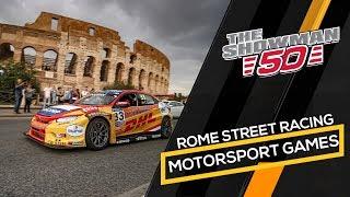 Rome streets Motorsport Games parade 2019, Tom Coronel Honda Civic Type R
