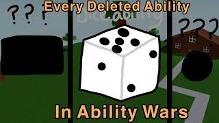 (Almost) Every Deleted Ability in Ability Wars Pt. 1 (Roblox)