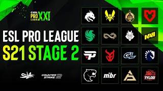 Day 7 | ESL Pro League Season 21 Stage 2 | КРИВОЙ ЭФИР