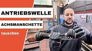 Antriebswellenmanschette wechseln - mit DIESEN 3 Hacks!